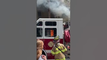 Heroic neighbor rescues two from housefire that displaced 19 #Shorts