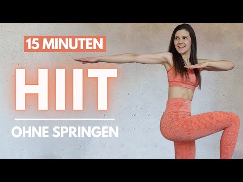 15 MIN HIIT Workout OHNE Springen // für Anfänger geeignet, Nachbar-freundlich | Tina Halder