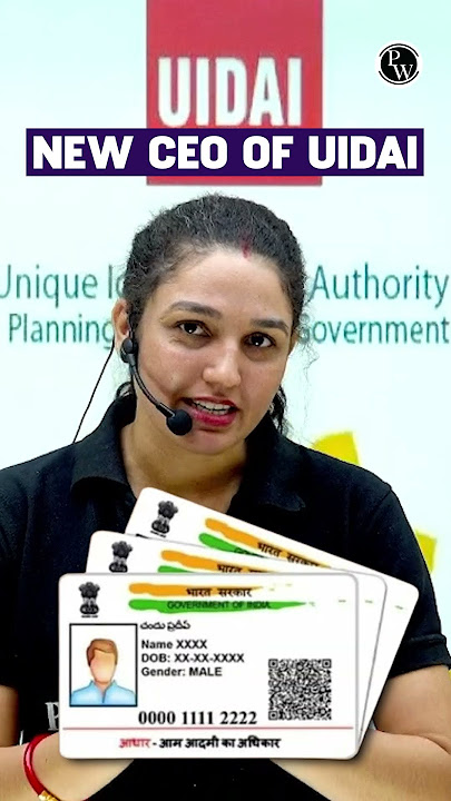 NEW CEO of UIDAI #UIDAI #CEO #CurrentUpdates #SSC