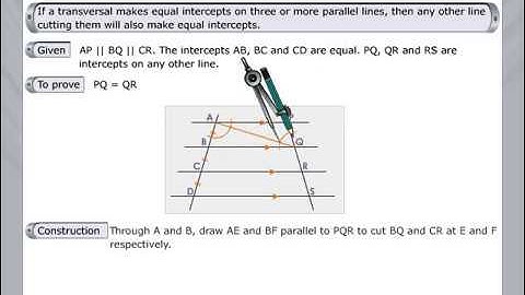 Intercept Theorem | Converse | Proof | Example