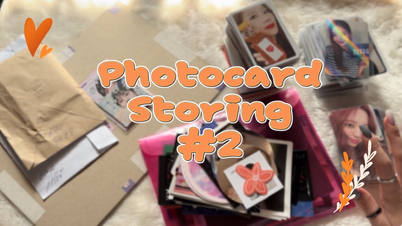 : k-pop photocard storing #2 | организация фотокарт + мини распаковка | itzy, twice, bts and others