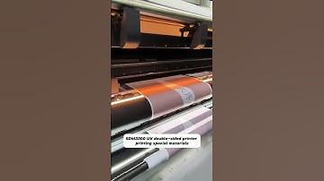 Just one powerful SDM3300 UV double-sided printer to print all materials.