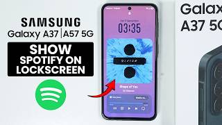Samsung A37/A57: How to Show Spotify on Lockscreen - Get Spotify Player screenshot 4