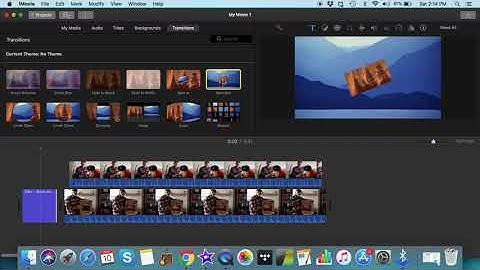 adding titles, transitions and exporting in iMovie