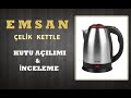 Emsan Speedy Çelik Kettle | İNCELEME - KUTU AÇILIMI