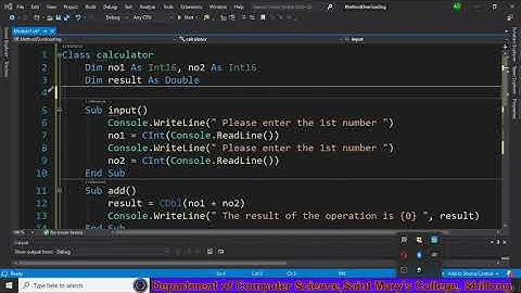 Constructor in Vb. Net class