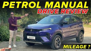 Tata Nexon Facelift Petrol MANUAL Drive Review with Mileage - Safety - Variants Explained🔥