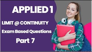 Applied Mathematics 1: Evaluating Limits by Factoring - Part 7