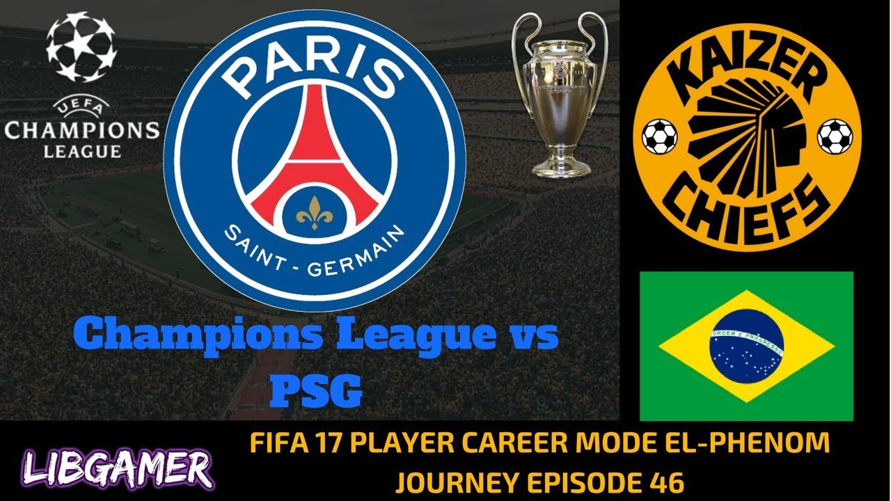 FIFA 17 Player Career Mode Champions League Quarterfinal vs PSG YouTube