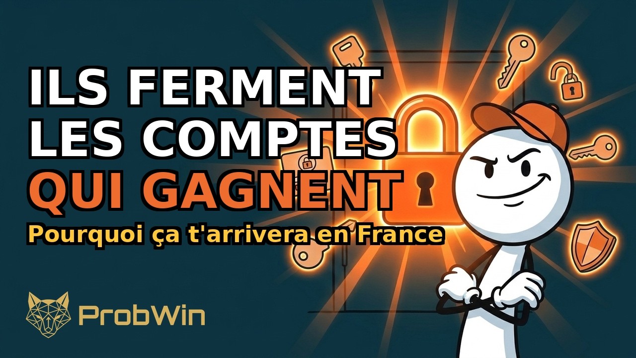 Si tu gagnes, ton bookmaker ferme ton compte
