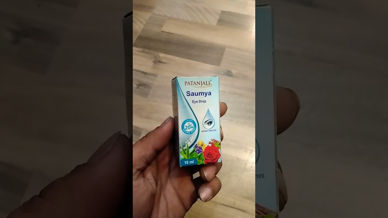 SAUMYA PATANJALI 👁️ EYE DROP BEST REFRESH AND ITCHING EYE DROP