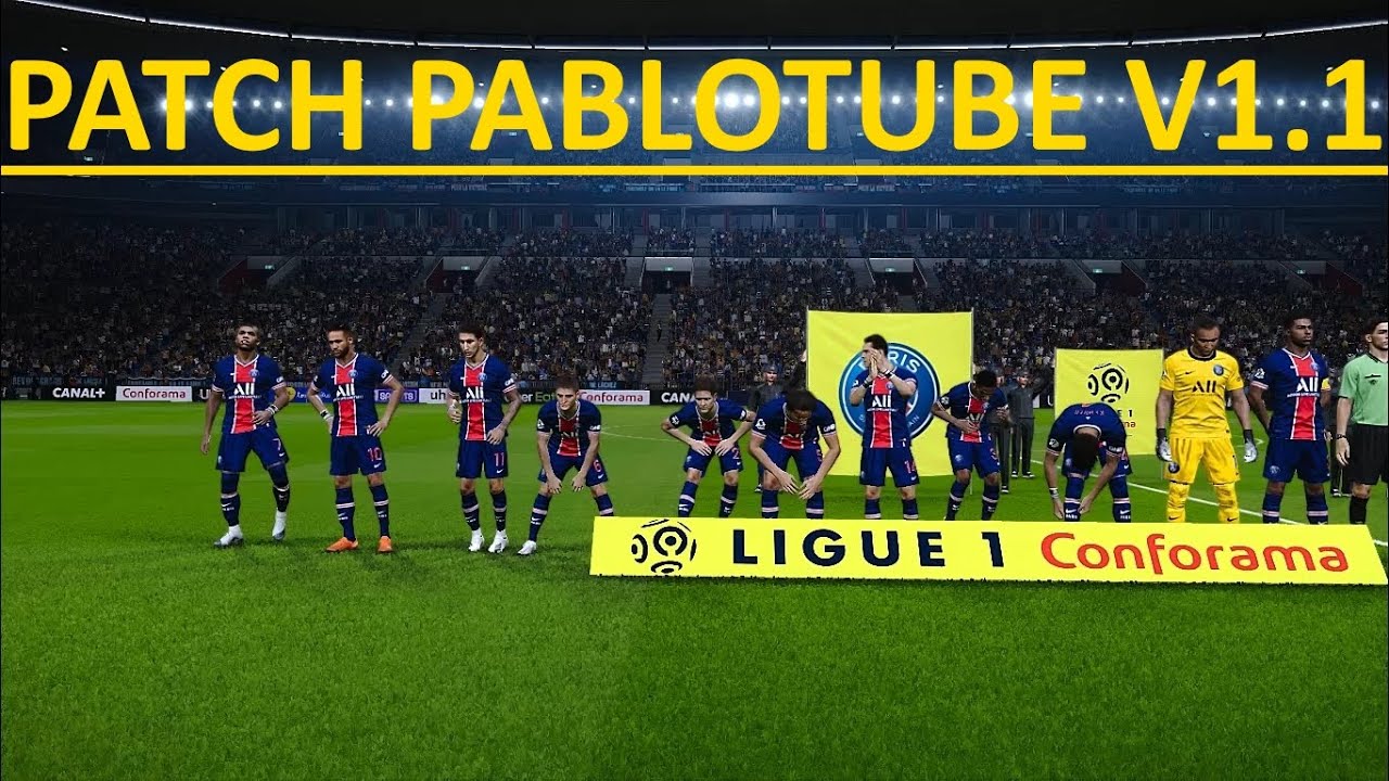 PATCH PABLOTUBE V1.1 - CENAS DE ENTRADA REAIS - PES 2021