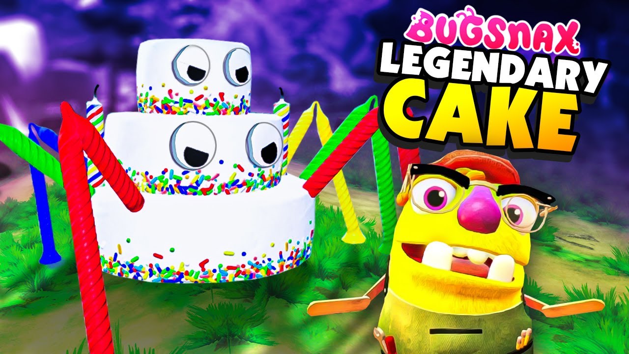 GIANT CAKE is a LEGENDARY BUG SNACK so I ATE IT Bugsnax YouTube