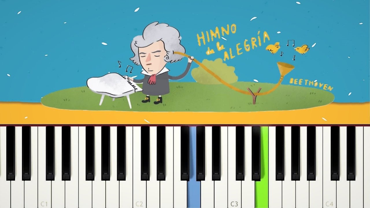 Himno de la alegría / Ode to joy / Beethoven / Piano / Mis primeras ...
