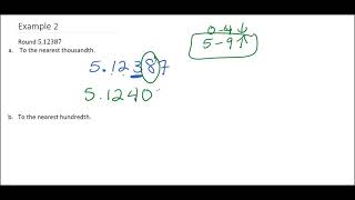 Rounding Decimals