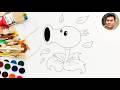How to Draw moon flower Plants vs Zombies Everything You Need to Know About How to Draw PEASHOOT