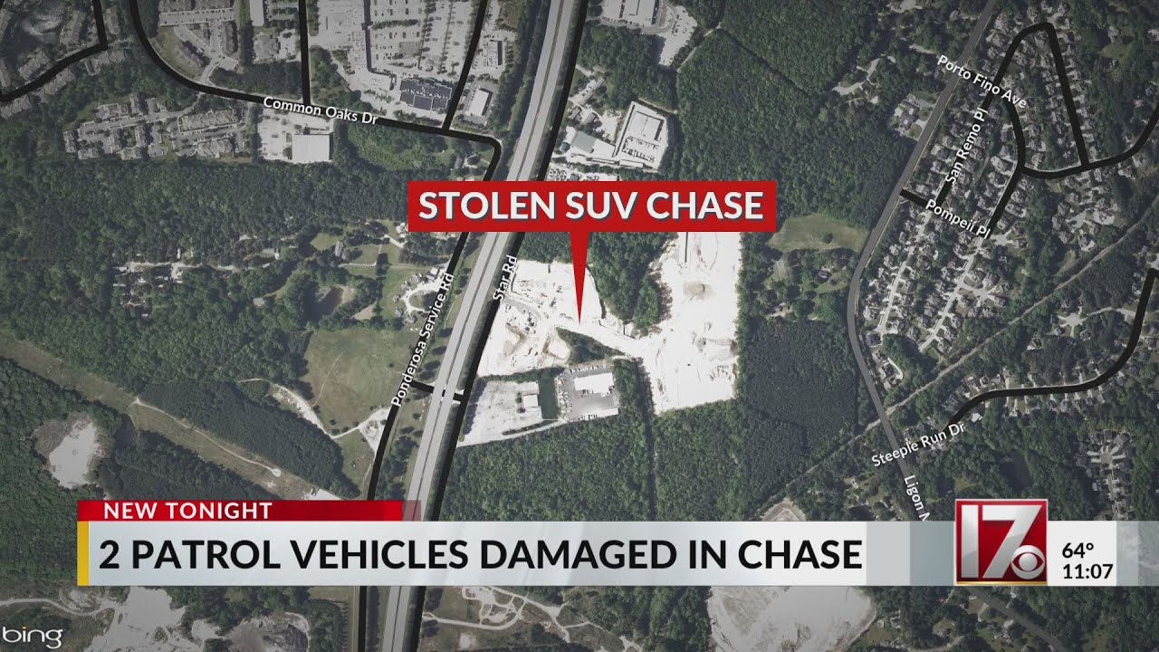 Raleigh teen hits police car in Wake Forest chase: Officials - YouTube