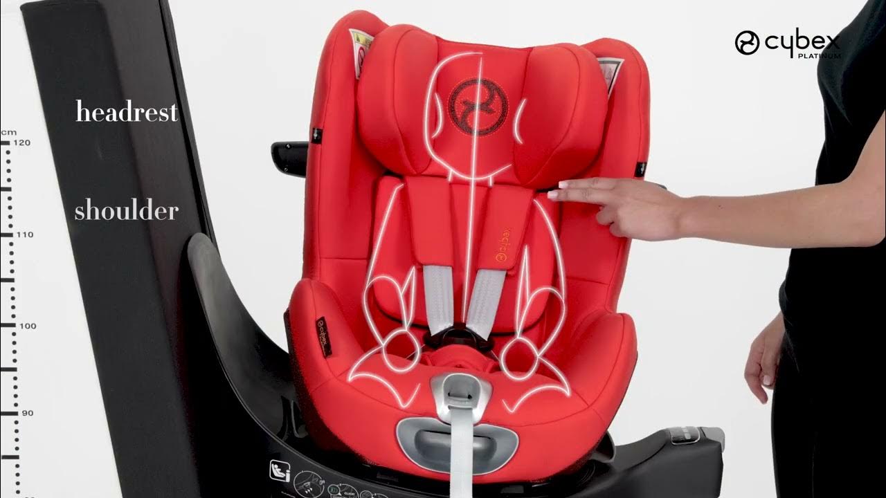 How to Adjust the Headrest I Sirona Z2 iSize Car Seat I CYBEX YouTube