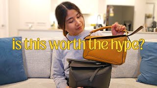 Watch this before you buy the LOEWE PUZZLE BAG | Quiet luxury bag Review | Everyday bag | Timeless screenshot 2