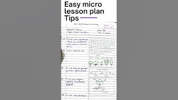 Microteaching lesson plan II Science II Life Science II Skill of BlackBoard Writing#bed #lessonplan