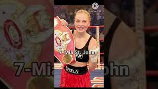 Top 10 Best Female Boxers In The World of all time ?shorts youtubeshorts world female