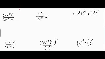 5-2 Dividing Monomials - Practice