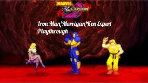 Marvel Vs. Capcom 2: Iron Man/Morrigan/Ken Expert Playthrough