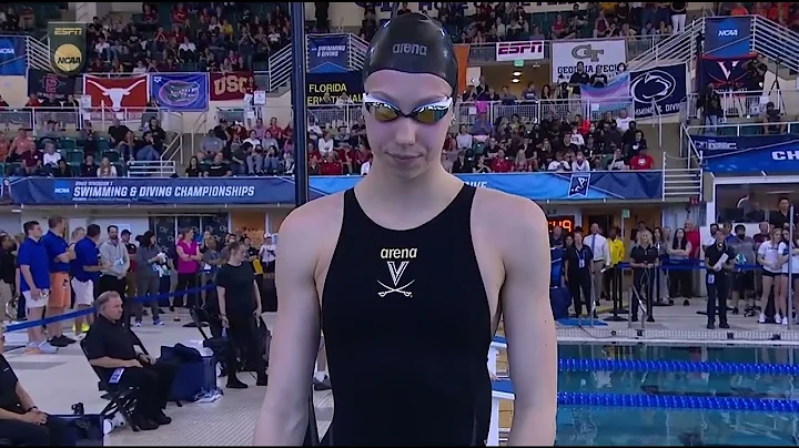 NCAA WOMEN'S SWIMMING : GRETCHEN WALSH (VIRGINIA) ...