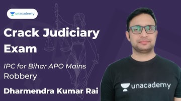 Robbery | IPC for Bihar APO Mains | Dharmendra Kumar Rai