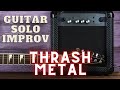 Blistering Thrash Metal B Minor / E Minor 240 bpm Guitar Backing Track
