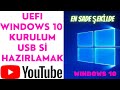 UEFI Windows 10 Kurulum USB si Hazırlamak 2021 , Windows 10 Format Nasıl Atılır