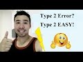 Super Easy Tutorial on the Probability of a Type 2 Error!  - Statistics Help