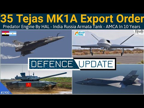 Defence Updates #1900 - Tejas Export Orders, HAL Predator Engine, China On Aero India, Armata India