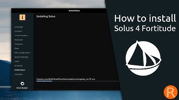 How to install Solus 4 Fortitude.