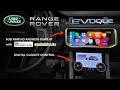 Range rover evoque cran android climatisation numrique apple carplay android auto google maps