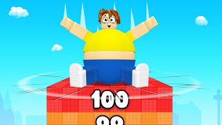 GAINING +1 WEIGHT EVERY SECOND! (Roblox)