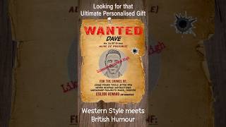 Personalised Wanted Poster Mugs #etsyuk #secretsantagift #xmas #smallbusiness #christmas