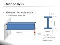 3d beam example finite element analysis with ANSYS Mechanical APDL and BEAM188 element type