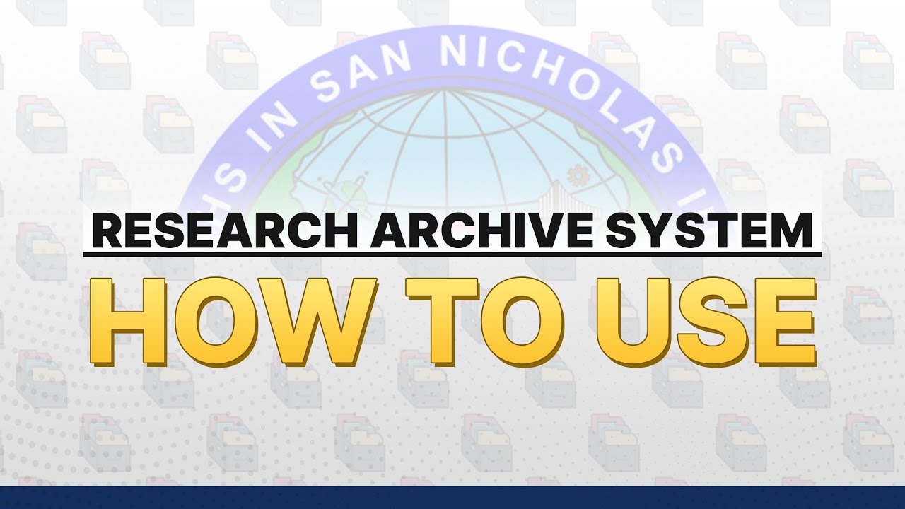 research archive system