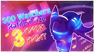 300 watchers(DeviantArt) Raffle prize 3 - Final | Speed Paint