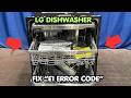 How To Fix LG Dishwasher E1 Error Code?