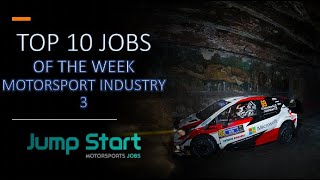 TOP 10 MOTORSPORT JOBS OF THE WEEK   3