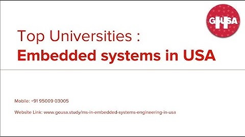 Embedded Systems in USA | GoUSA @ +91 9150049665
