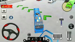 Passengers destination dangerous road bus driving Gaming enjoy everyone . Bus driving simulator game screenshot 1