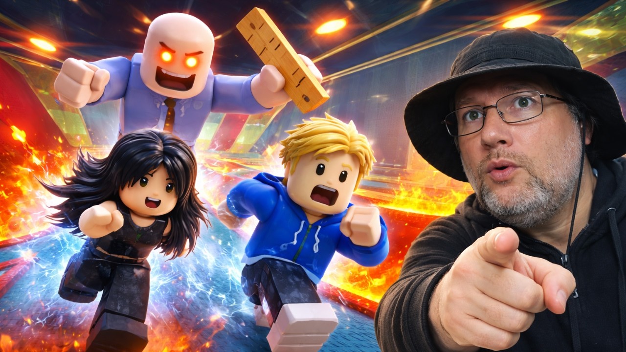 Roblox - Nos escapamos del Director de Escuela.