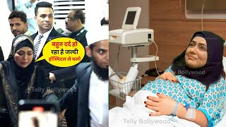 Sana Khan admitted to Hospital after Labor Pain during Eid Party With Husband Mufti Anas Resimi