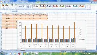 Excel 2007: how to create charts in excel