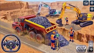 👷🏻Heavy Excavator Road Construction Simulator 🚧 - City JCB Games 2019 - Android Gameplay #1 screenshot 2
