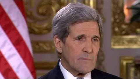 Secretary Kerry: We