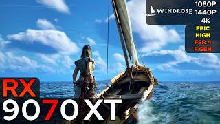 RX 9070 XT + 9800X3D - Windrose (1080p/1440p/4K)
Windrose was tested on an AMD Radeon RX 9070 XT, paired with an AMD Ryzen 7 9800X3D, at 1080p, 1440p, and 4K resolutions, using various graphics settings, including FSR 4 Upscaling and Frame Generation.
►BUY CHEAP GAMES - https://www.instant-gaming.com/?igr=AMGameGoesOn
⏱Timestamps⏱
0:00 - 4K Epic / FSR 4 Native
1:35 - 4K Epic / FSR 4 Qlty
3:10 - 4K Epic / FSR 4 Qlty / FG
4:45 - 4K Epic / FSR 4 Perf.
6:20 - 4K High / FSR Native
7:56 - 1440p Epic / FSR Native
9:31 - 1440p Epic / FSR Native / FG
11:07 - 1440p Epic / FSR 4 Qlty
12:20 - 1080p Epic / FSR 4 Native
14:16 - 100p Epic / FSR 4 Native / FG
📝Notes📝
●Recorded using AMD Adrenaline Software, there is a loss of 2-3 FPS.
●If you find anything incorrect in the video, kindly let me know in the comments.
💬Join my Discord server - https://discord.gg/AB7NZjpbpX
●If you enjoyed the video, kindly support the channel by liking the video and subscribing to the channel. 😊
●Also, dont forget to turn on notifications by clicking the bell icon.
💸Want to Support the Channel by Donating?💸
●https://streamlabs.com/gamegoeson/tip
●https://paypal.me/amggon
●UPI ID (PayTM, PhonePe, GPay): amgamegoeson@axl
🖥️System Specifications🖥️
OS - Windows 11 Pro 25H2
PSU - Deepcool DQ850M 80+ GOLD Modular
RAM - G.Skill Trident Z5 RGB DDR5 (2*16) 32 GB 6000MHz CL36
MOBO - Gigabyte B650 AORUS Elite AX V2
CPU - AMD Ryzen 7 9800X3D
GPU - Sapphire PULSE RX 9070 XT 16GB
AIO - Deepcool Mystique 360 ARGB
SSD 1 - WD Blue SN5000 500GB (OS)
SSD 2 & 3 - Samsung 980 Gen 3 NVME *2 (Game Drive)
CASE - Thermaltake View 51
GPU Driver Version - 26.5.1
🌎Socials🌎
►Facebook: https://www.facebook.com/AM.GameGoesOn
►Instagram: https://www.instagram.com/plasticwarbeast
►Twitter: https://twitter.com/amgamegoeson
►Twitch: https://www.twitch.tv/gamegoeson
#windrose
#amd
#rx9070xt
Video owned by AM Game Goes On. RX 9070 XT + 9800X3D - Windrose (1080p/1440p/4K)
